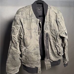 Hudson Jeans camo Bomber Jacket